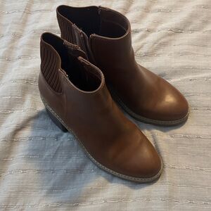 a new day Brown Heeled Boots
